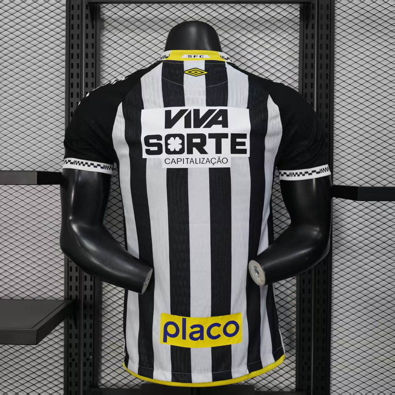 Santos FC Soccer Jersey Away Shirt 2025 - All Sponsors - Image 2