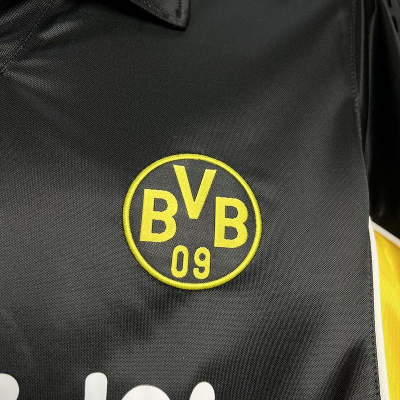 Borussia Dortmund Retro Jersey Away Soccer Shirt 1998-2000 - Image 5