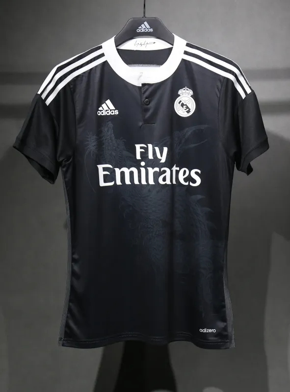 Real Madrid Retro Jersey Third Away Soccer Shirt 2014/15 - Image 6