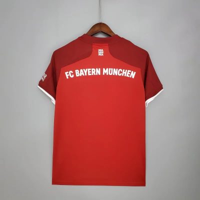 Alternative view of Bayern Munich Retro Jersey Home Soccer Shirt 2021/22