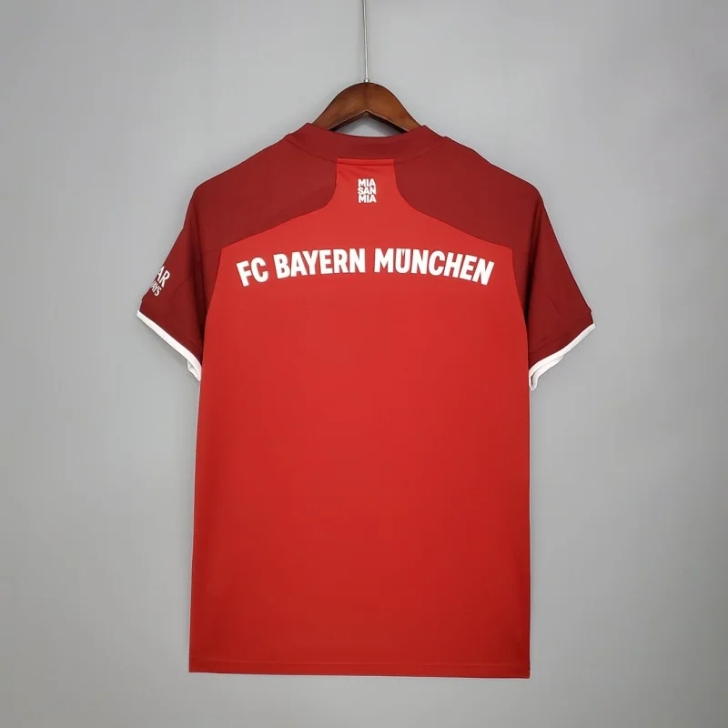 Bayern Munich Retro Jersey Home Soccer Shirt 2021/22 - Image 2