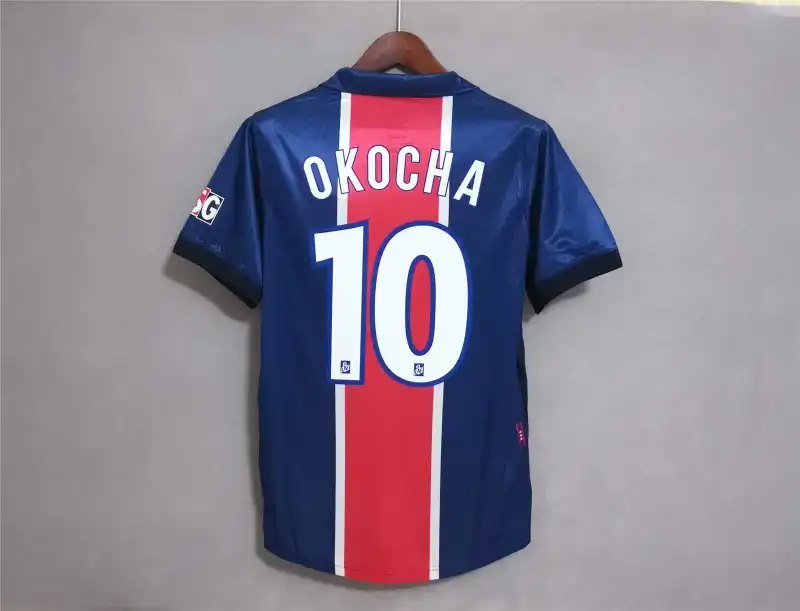 PSG Retro Jersey Home Soccer Shirt 1998/99 - Image 3