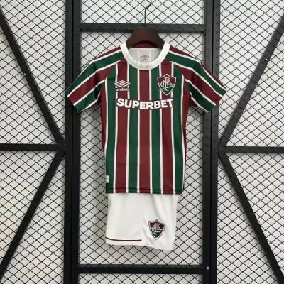 Fluminense FC Soccer Jersey Home Kids Kit Jersey+Shorts 2025-26