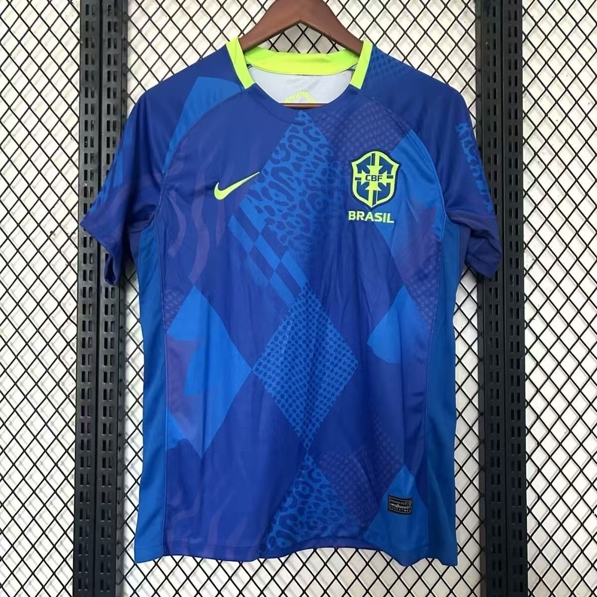 Brazil Soccer Jersey Away Custom Shirt 2025