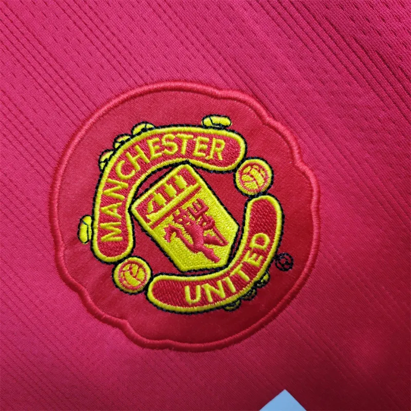 Manchester United Retro Home UCL Final Football Jersey Shirt 2007/08 - Image 5
