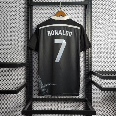 Ronaldo#7 Real Madrid Retro Jersey Third Away Soccer Shirt 2014/15