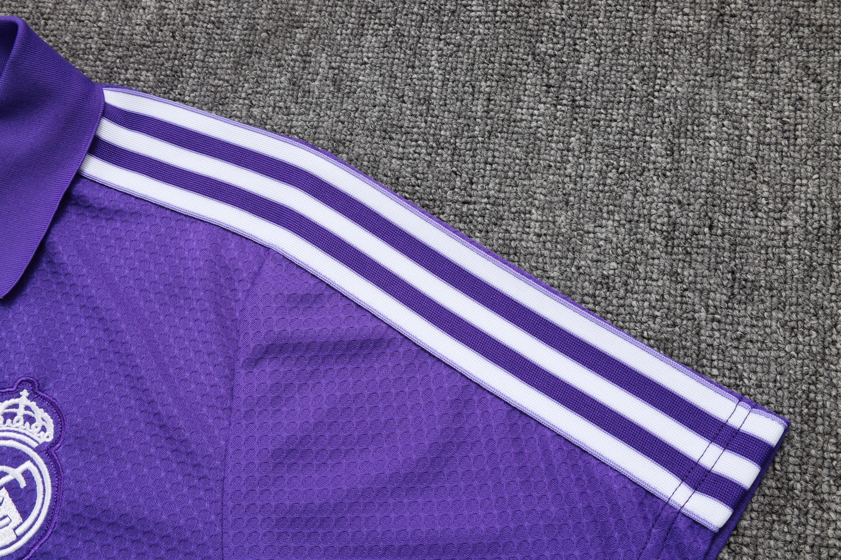 Real Madrid Training Kit (Polo+Pants) Purple 2025/26 - Image 5