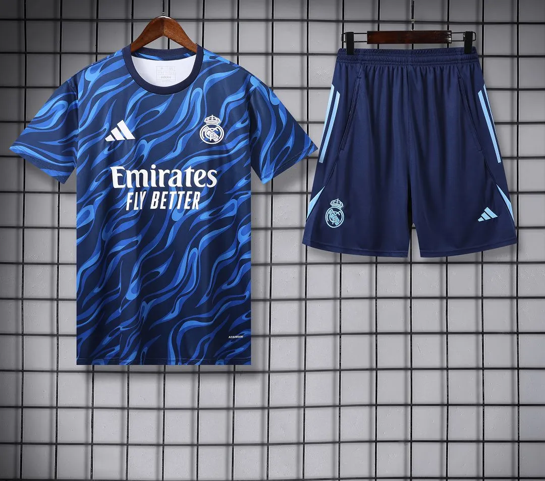 Real Madrid Training Jersey Kit Blue 2025/26