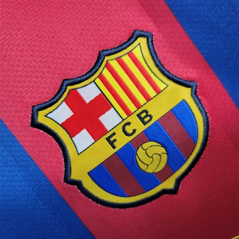 Barcelona Retro Jersey Home Soccer Shirt 2010-11 - Image 6