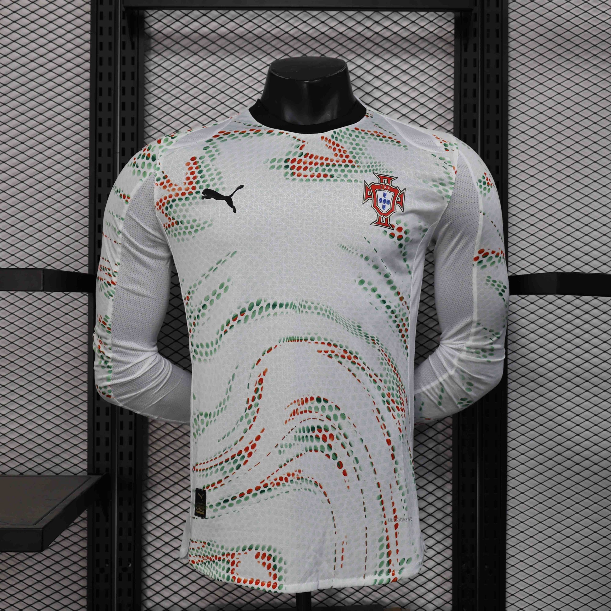 Portugal Soccer Jersey Away Long Sleeve Shirt 2025