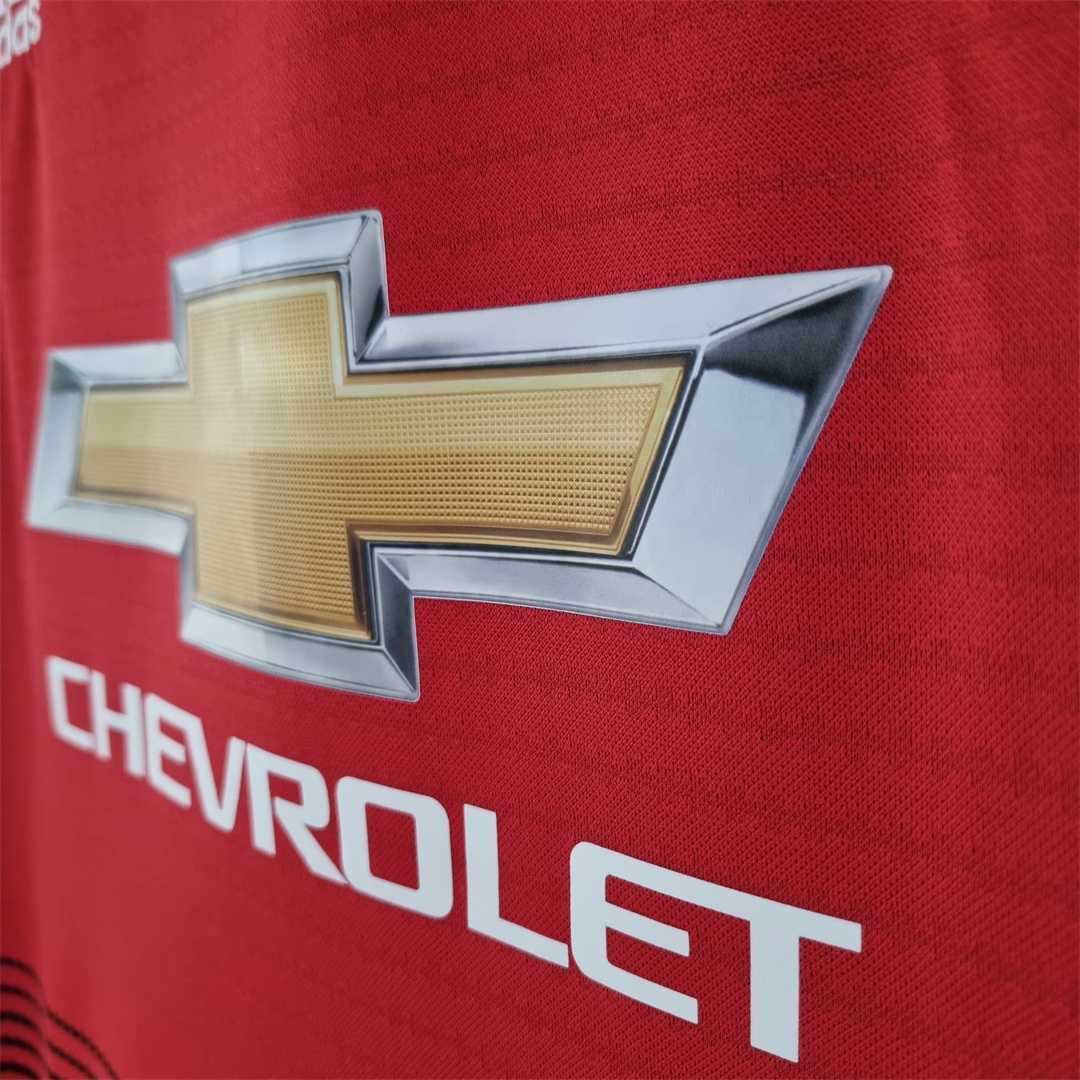 Manchester United Retro Home Football Jersey Shirt 2018/19 - Image 6