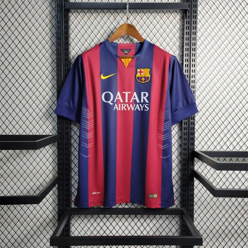 Barcelona Retro Jersey Home Soccer Shirt 2014-15