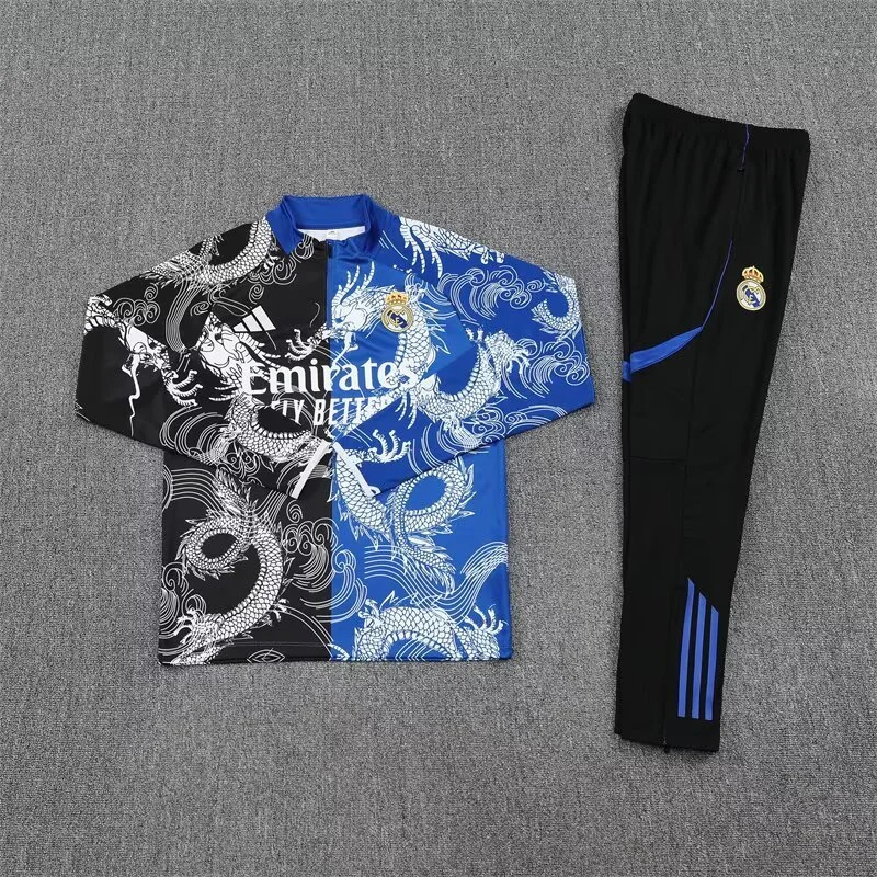 Real Madrid Training Kit (Sweatshirt+Pants) Dragon 2025/26 - Image 3