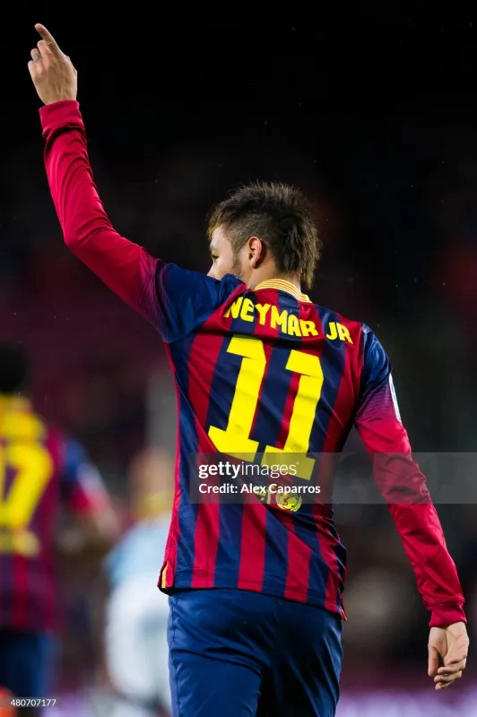 Barcelona Retro Jersey Home Soccer Shirt 2013-14 - Image 6