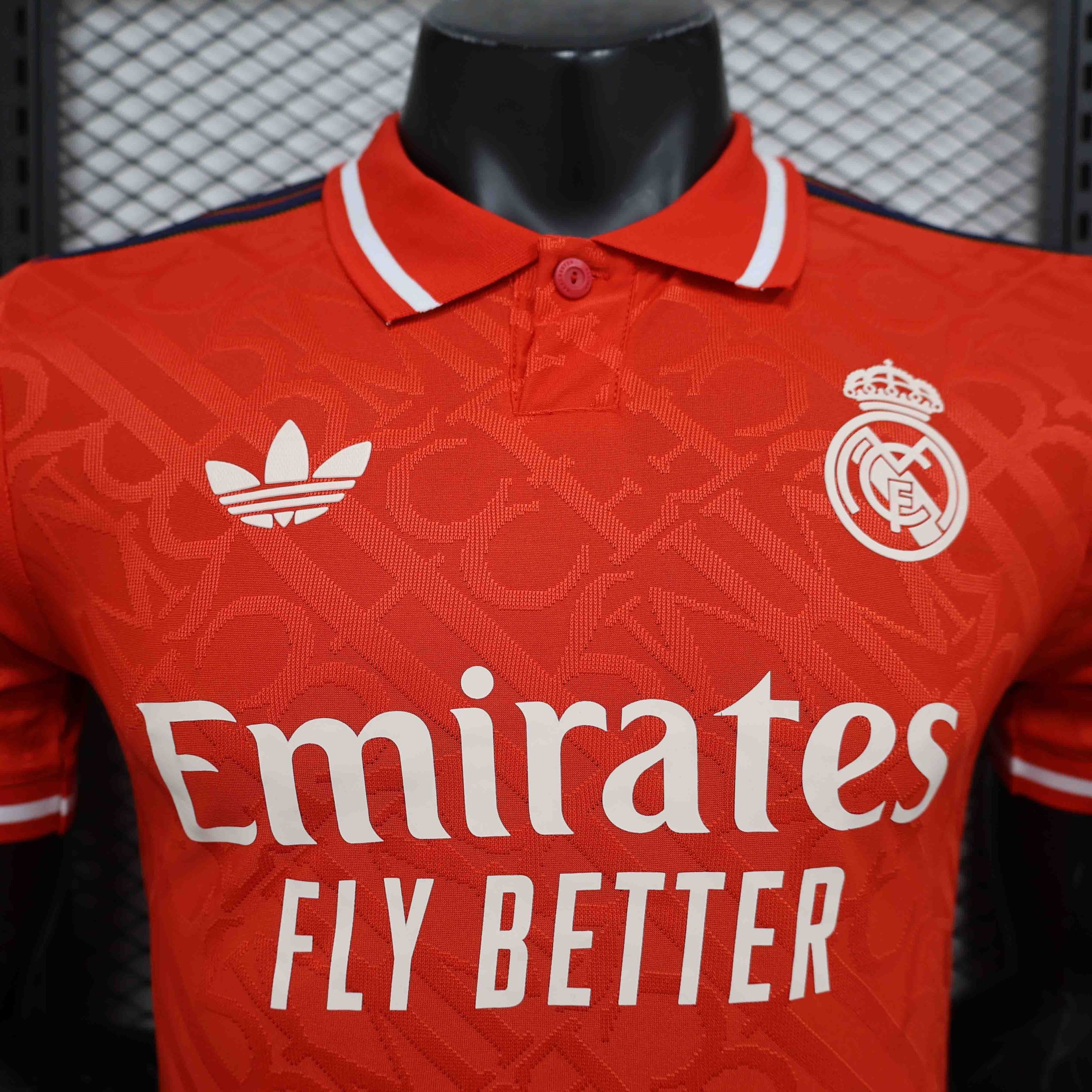 Real Madrid Soccer Jersey Red Special Edition Shirt 2024/25 - Image 4