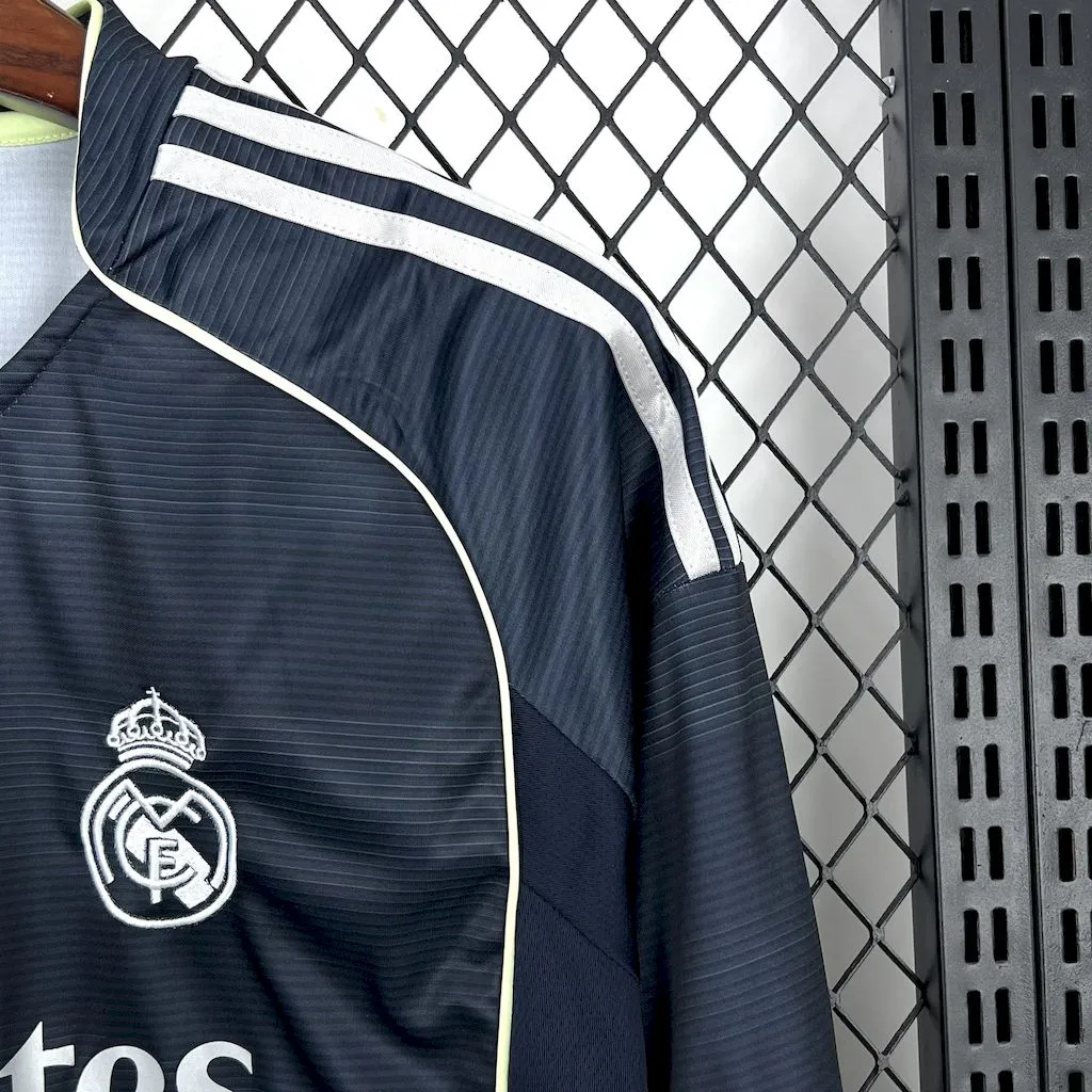 Real Madrid Soccer Jersey Away Long Sleeve Custom Shirt 2025/26 - Image 6