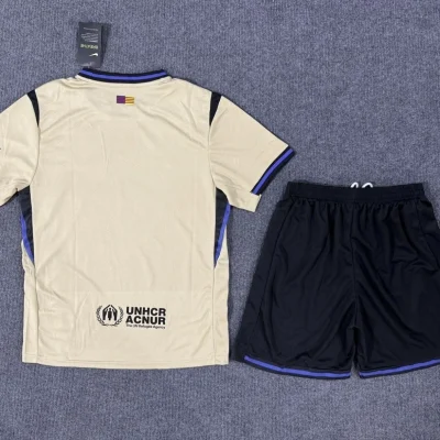 Alternative view of Barcelona Away Football Jersey Kids Kit Jersey+Shorts 2025/26