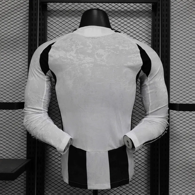 Juventus Soccer Jersey Home Long Sleeve Shirt 2024/25 - Image 2