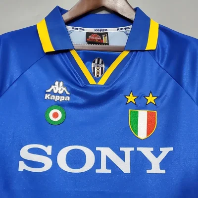 Alternative view of Juventus Retro Soccer Jersey Third Away Custom Shirt 1995-96