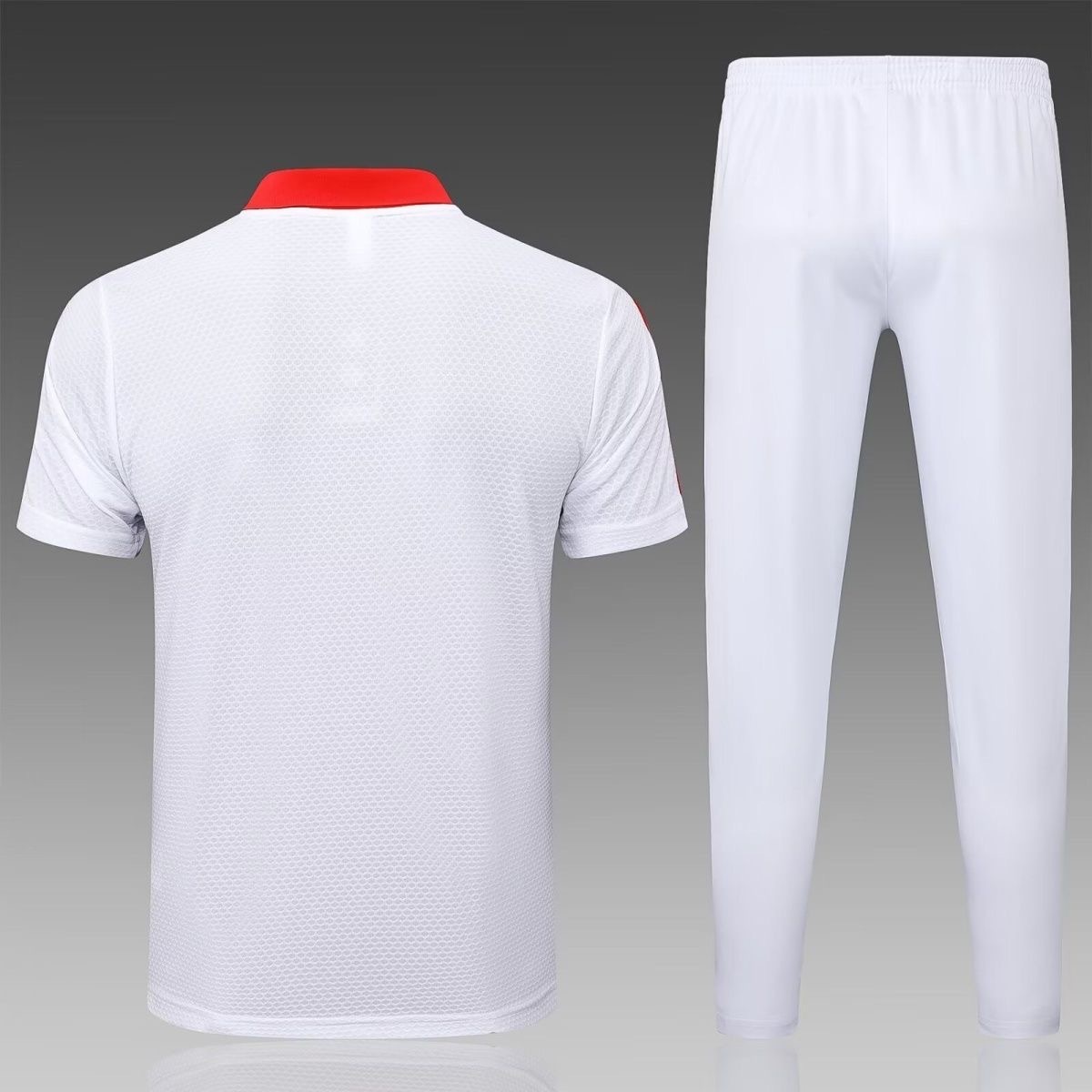 Bayern Munich Training Kit (Polo+Pants) White 2025/26 - Image 2