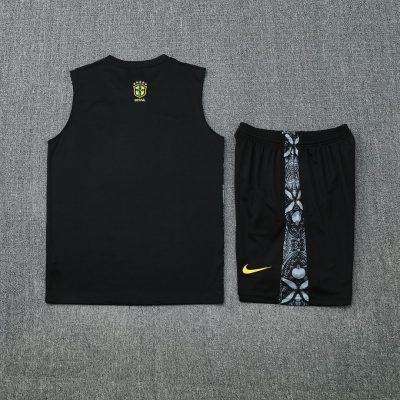 Alternative view of Brazil Sleeveless Training Kit Black 2025