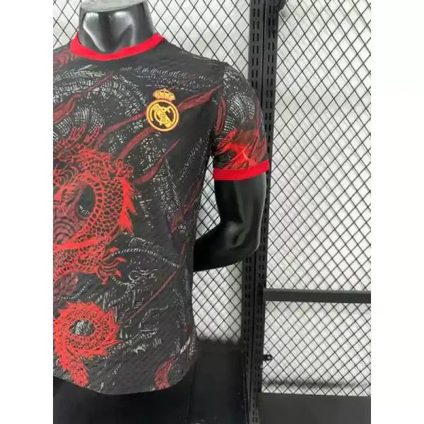 Real Madrid Soccer Jersey Red Dragon Special Edition Shirt 2025/26 - Image 2