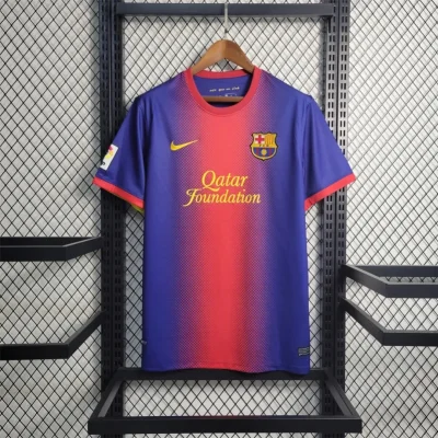 Barcelona Retro Jersey Home Soccer Shirt 2012-13