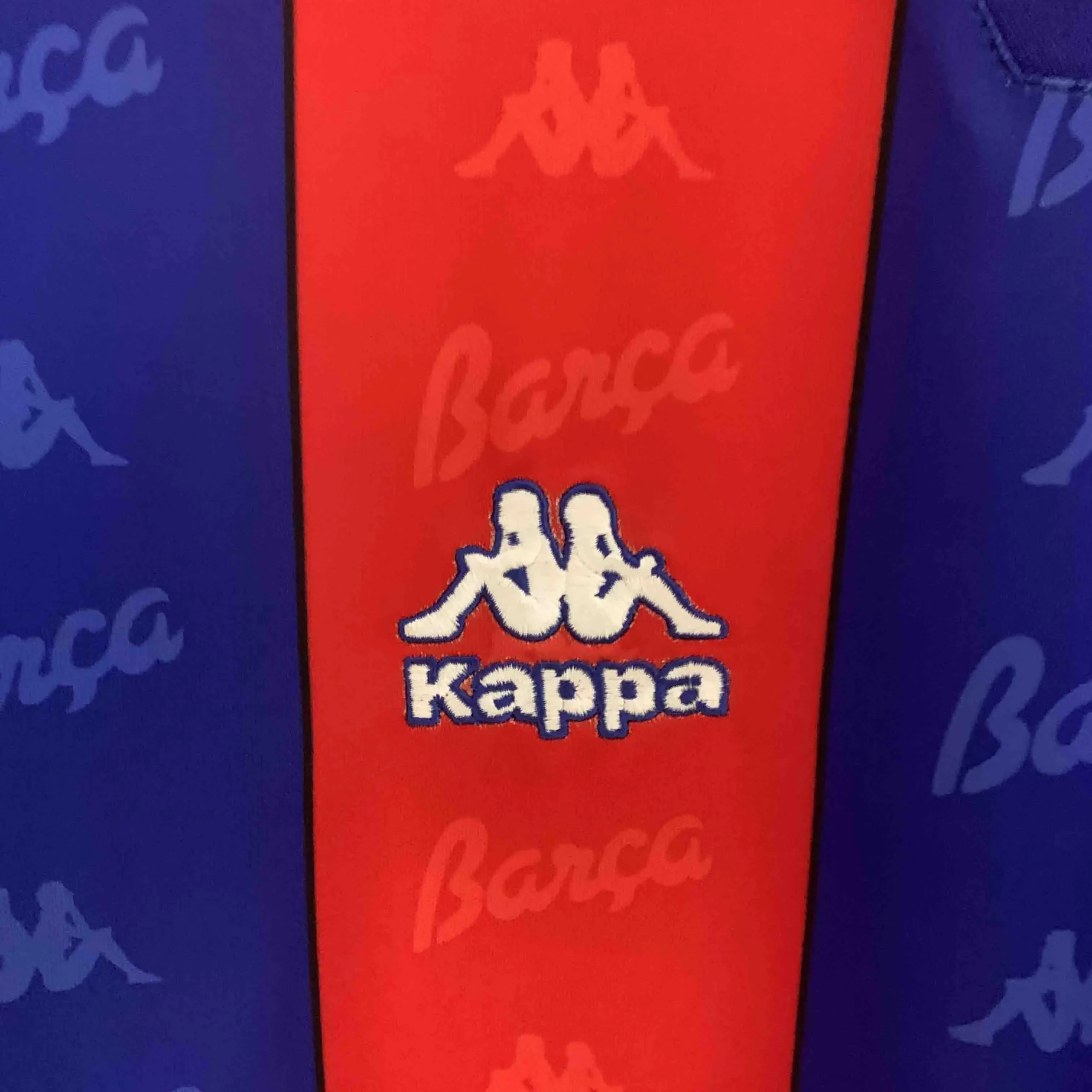 Barcelona Retro Jersey Home Long Sleeve Soccer Shirt 1996-97 - Image 4