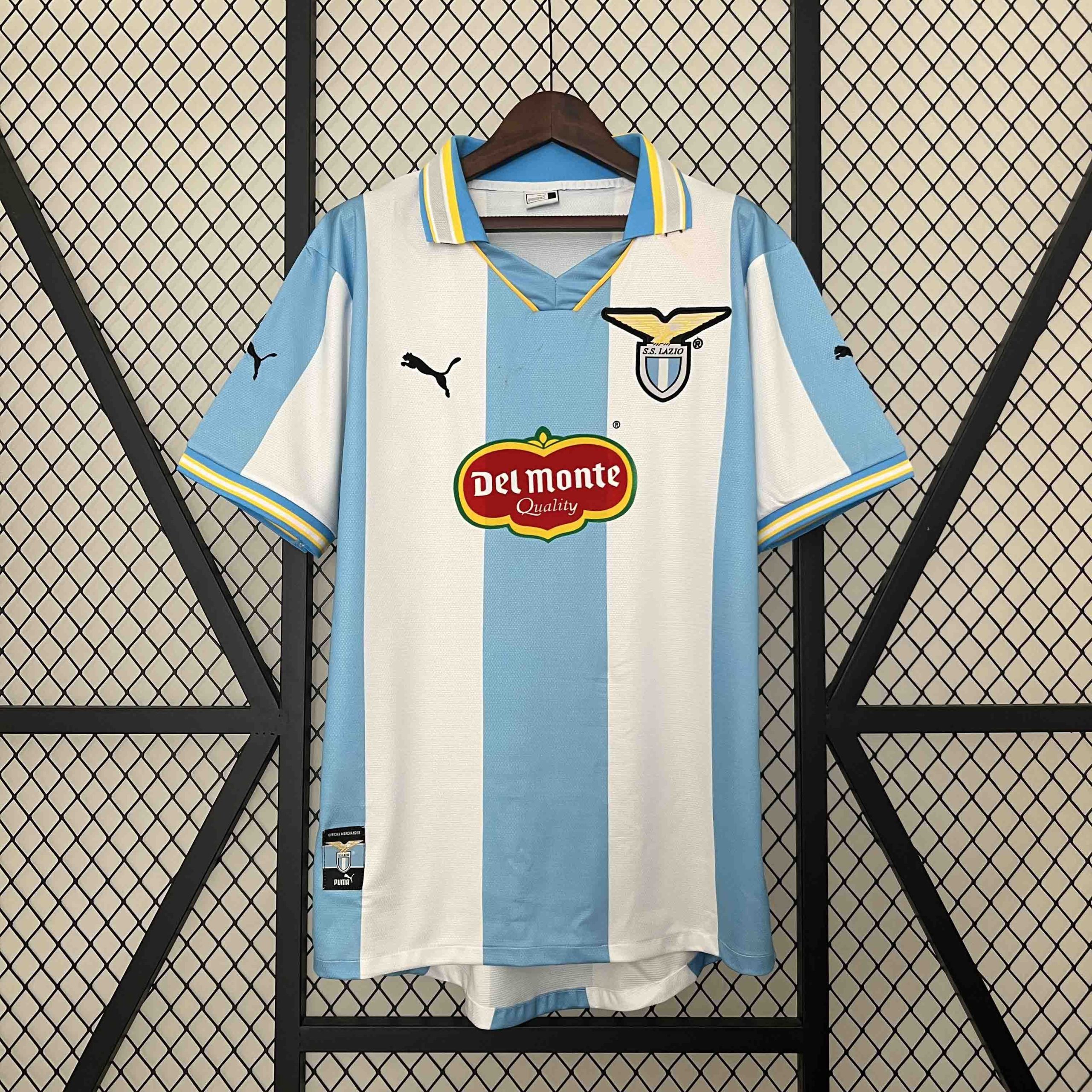 Lazio Retro Soccer Jersey Home Custom Shirt 1999-00