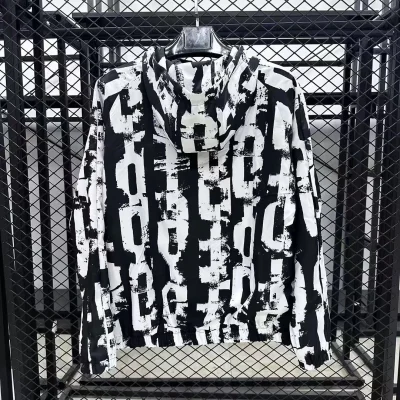 Alternative view of Barcelona Windbreaker Jacket White&Black 2025/26