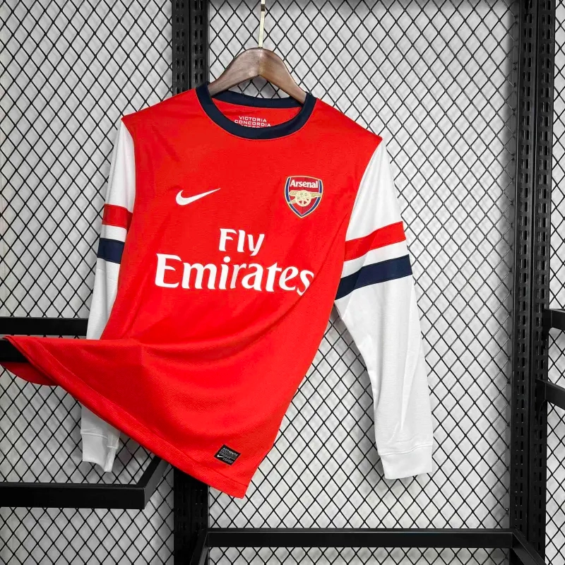 Arsenal Soccer Retro Jersey Home Custom Long Sleeve Shirt 2012-13 - Image 3