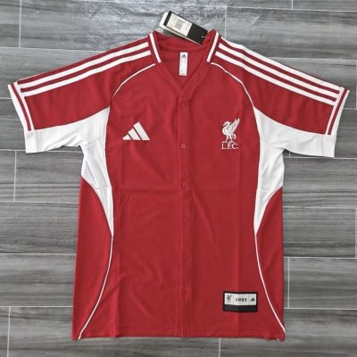 Liverpool x US Pack Baseball Custom Shirt 2025/26