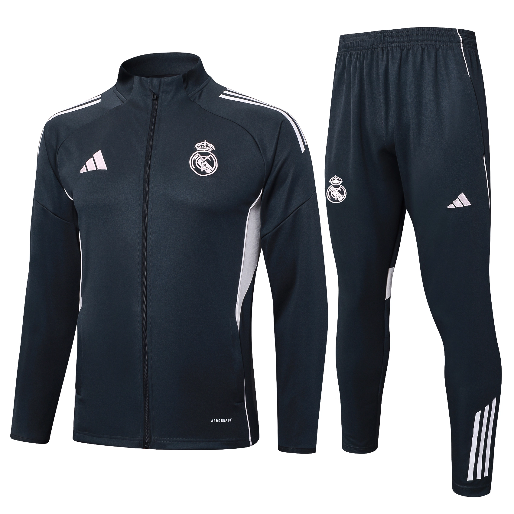 Real Madrid Training Kit (Jacket+Pants) Deep Grey 2025/26