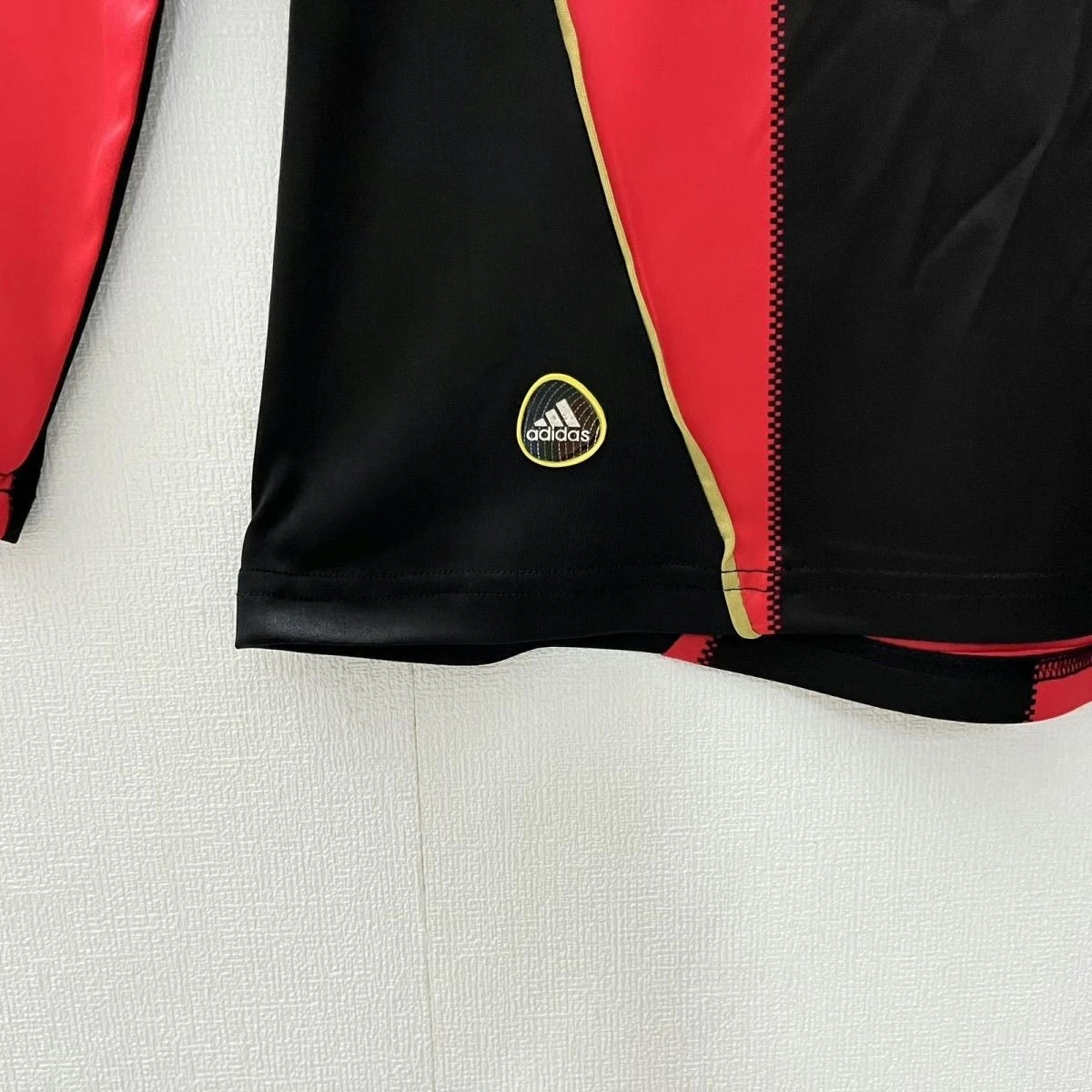 AC Milan Retro Soccer Jersey Home Long Sleeve Custom Shirt 2010/11 - Image 6