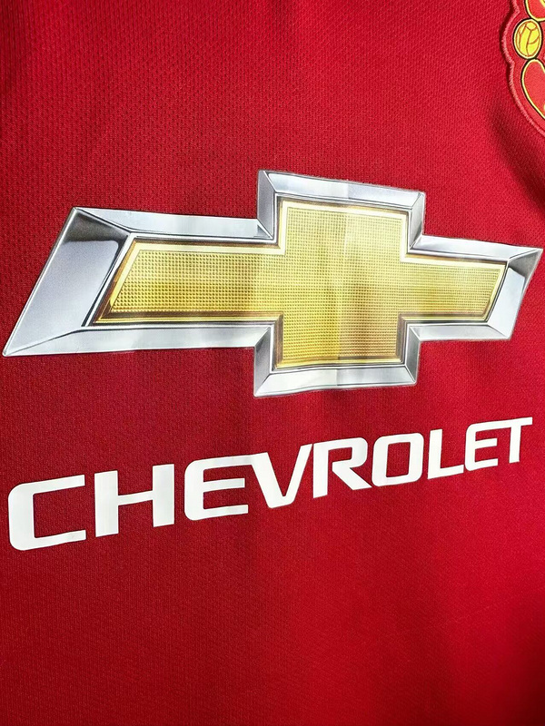 Manchester United Retro Home Football Jersey Shirt 2014/15 - Image 6