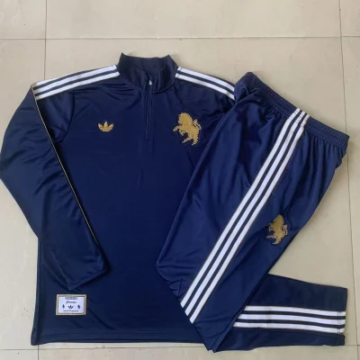 Alternative view of Kids Juventus Training Kit (Sweatshirt+Pants) Cyan 2025/26