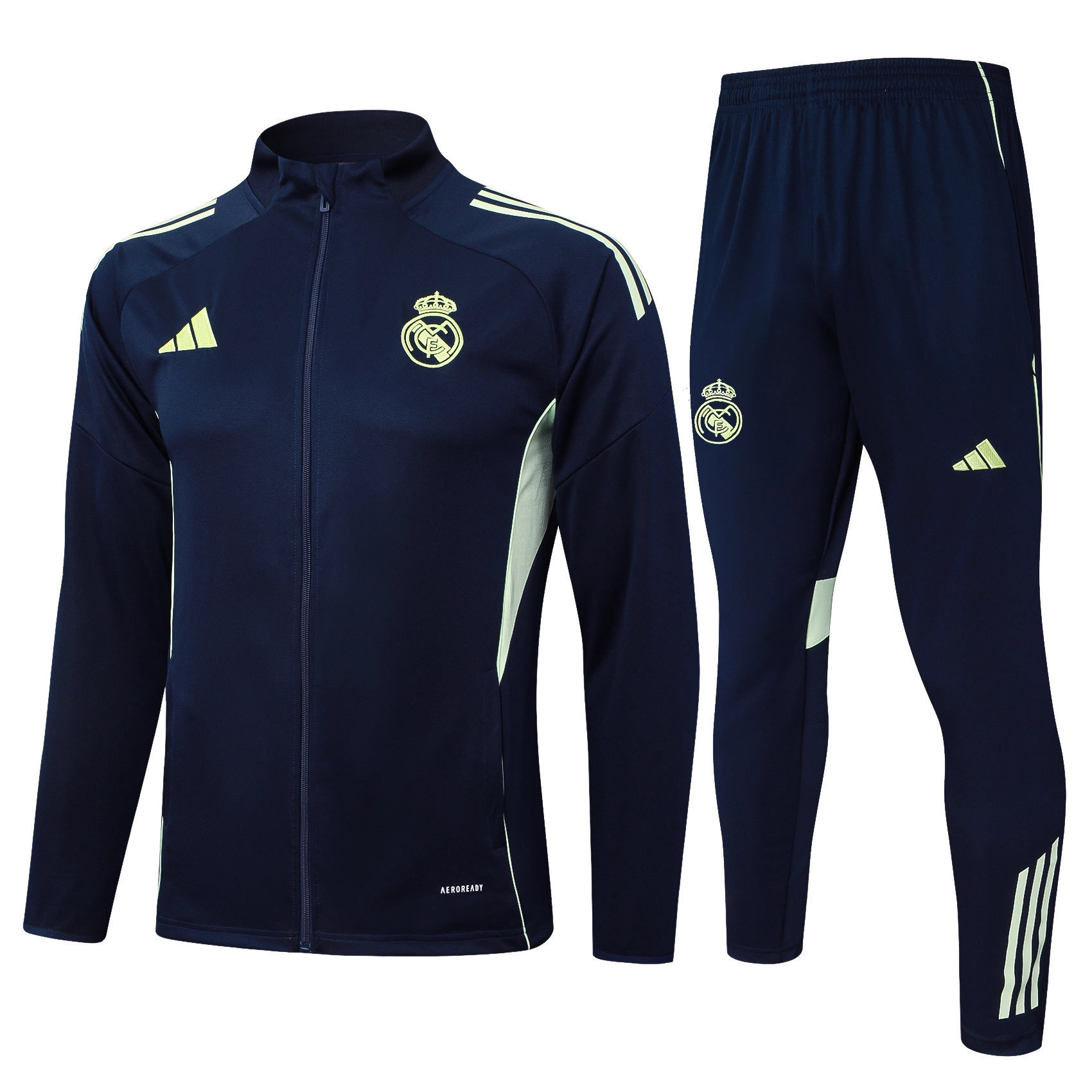 Real Madrid Training Kit (Jacket+Pants) Cyan 2025/26