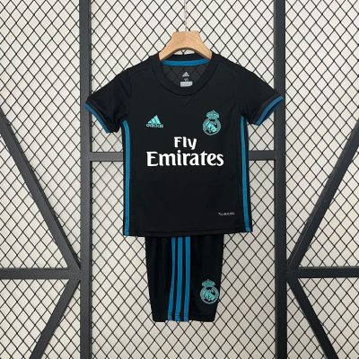 Real Madrid Retro Jersey Away Kids Kit Jersey+Shorts 2017/18