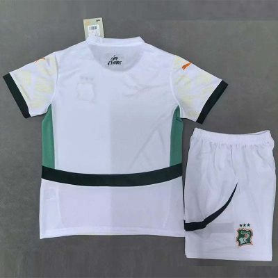 Alternative view of Côte d'Ivoire Soccer Jersey Away Kids Kit Jersey+Shorts 2025