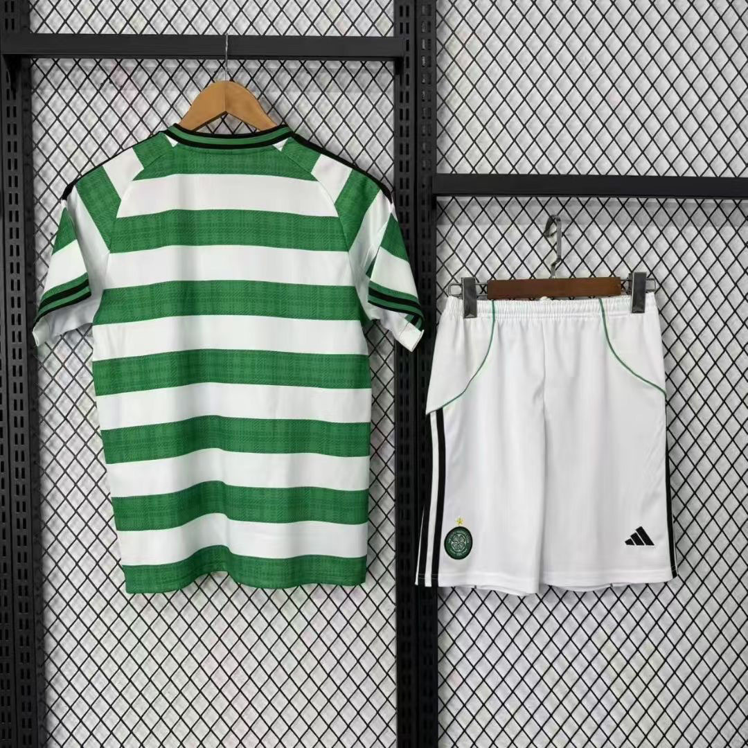 Celtic Soccer Jersey Home Kids Kit Jersey+Shorts 2025/26 - Image 2