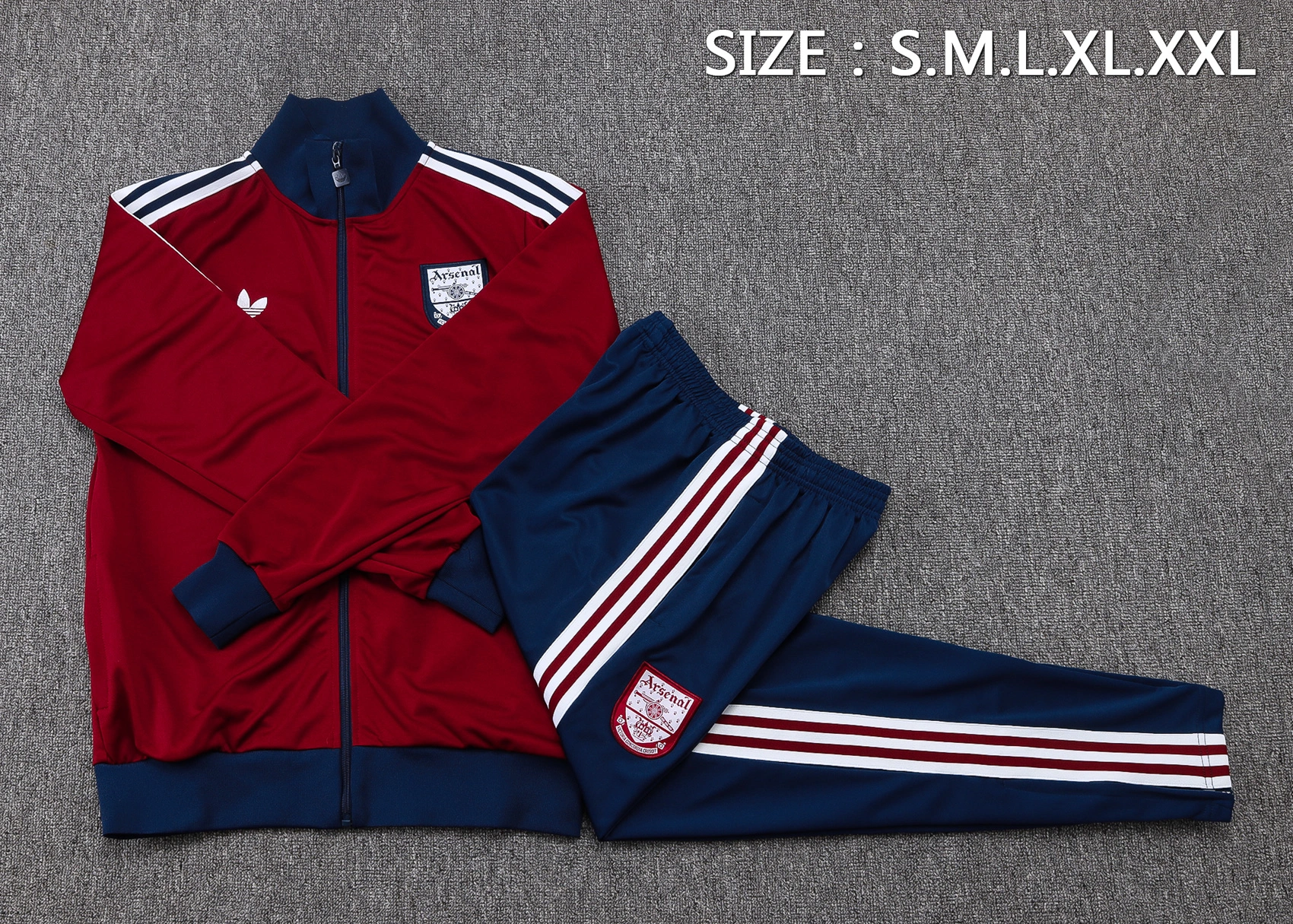 Arsenal Training Kit (Jacket+Pants) Jujube Red 2025/26 - Image 5
