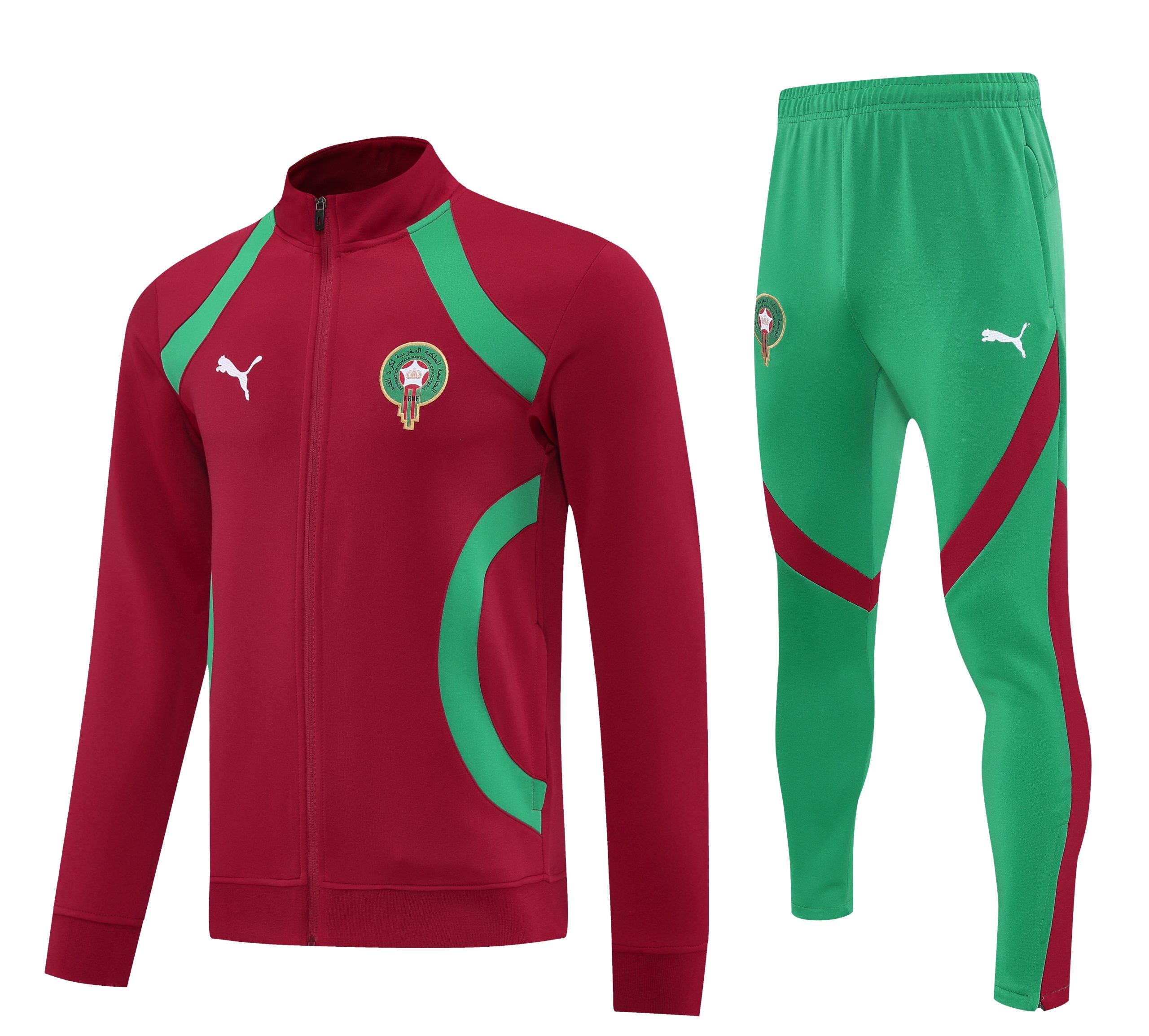 Morocco Training Kit (Jacket+Pants) Red 2025