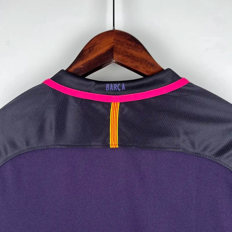 Barcelona Retro Jersey Away Soccer Shirt 2016-17 - Image 5
