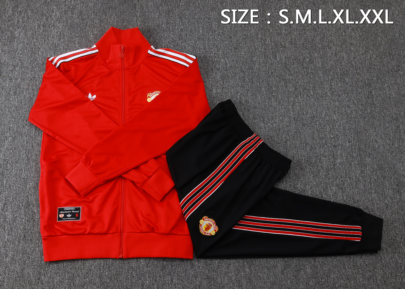 Manchester United Training Kit (Jacket+Pants) Red 2025/26 - Image 4