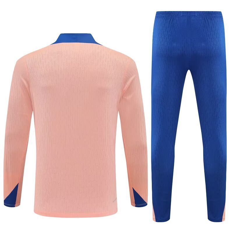 France Training Kit (Jacket+Pants) Orange 2025 - Player Version - Image 2