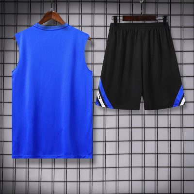 Alternative view of Inter Milan Retro Sleeveless Training Kit Blue 2025/26