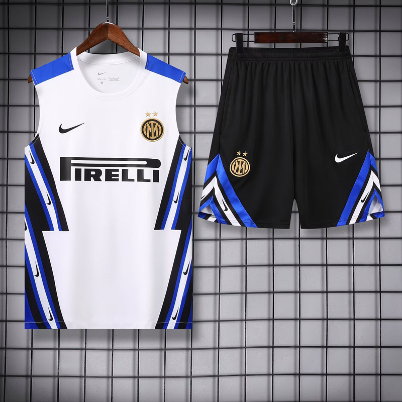 Inter Milan Retro Sleeveless Training Kit White 2025/26