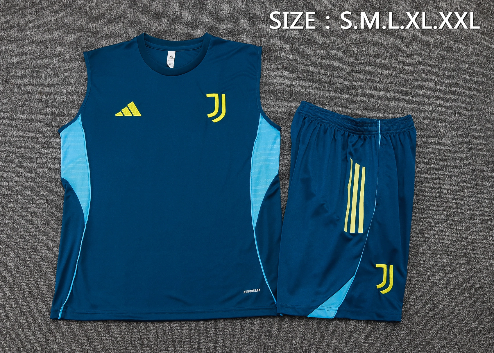 Juventus Sleeveless Training Kit Blue 2025/26 - Image 2