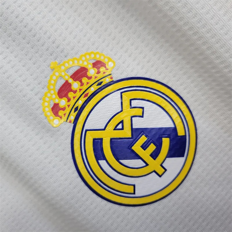 Real Madrid Retro Jersey Home Custom Soccer Shirt 2015/16 - Image 5