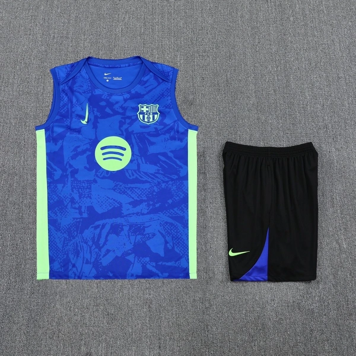 Barcelona Sleeveless Training Kit Blue 2025/26 - Image 3